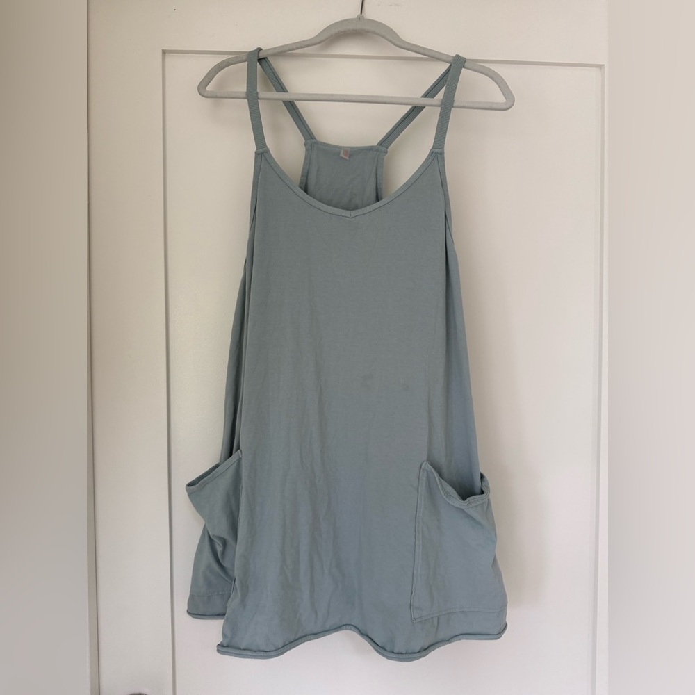 Free People Movement Light Blue Hot Shot Mini Tennis Exercise Dress